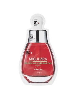 MIGUHARA Mascarilla Facial|Rutina De Día|Big 3Step Anti-Wrinkle Mask Pack Origin