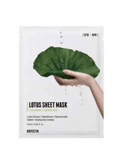 Rovectin Mascarilla Facial|Rutina De Día|Calming Lotus Sheet Mask