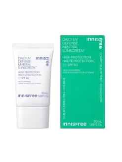 innisfree Protector Solar Facial|Daily UV Defense Mineral Sunscreen SPF 50