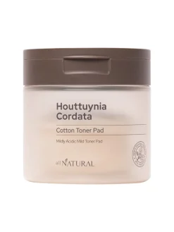 All Natural Piel Acneica|Tónico Facial|Houttuynia Cordata Cotton Toner Pad