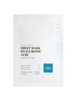 Village 11 Factory Mascarilla Facial|Rutina De Día|Hydro Boost Sheet Mask Hyaluronic Acid