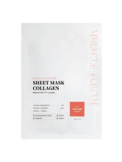 Village 11 Factory Piel Madura|Rutina De Noche|Miracle Youth Sheet Mask Collagen