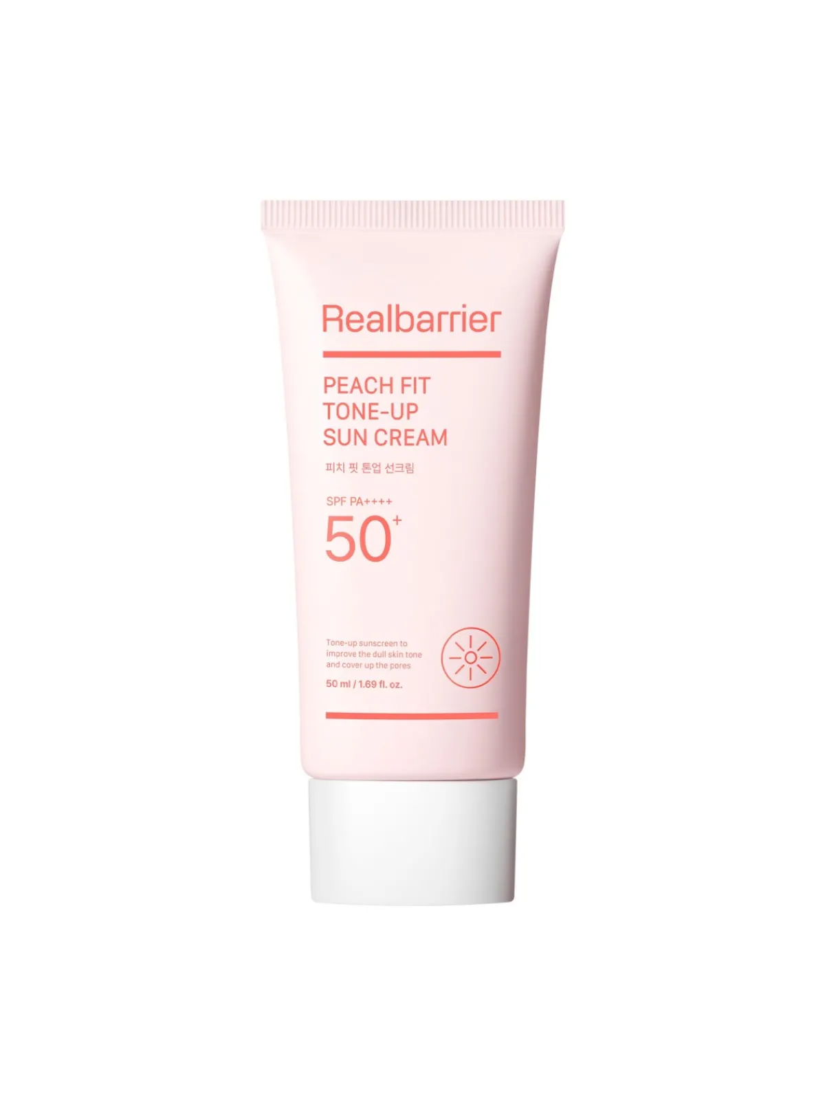 Real Barrier Protector Solar Facial|Rutina De Día|Peach Fit Tone-Up Sun Cream