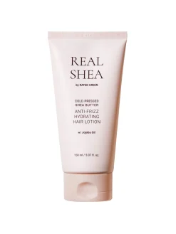 Rated Green Rutina Capilar Coreana|Acondicionador|Real Shea Anti-Frizz Hydrating Hair Lotion