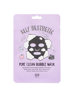 G9SKIN Piel Acneica|Tendencia Acneica|Self Aesthetic Pore Clean Bubble Mask